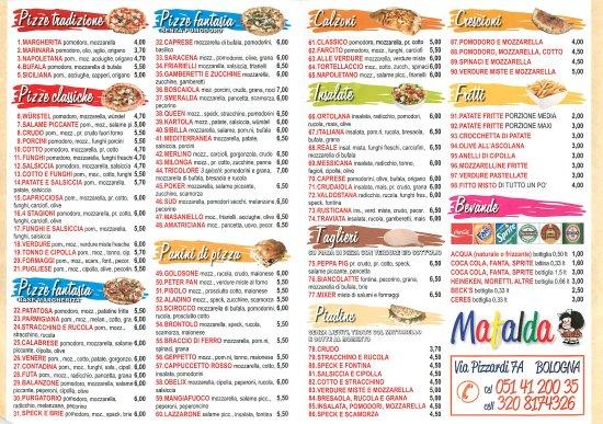 Mafalda Pizza Piadine Kebab
